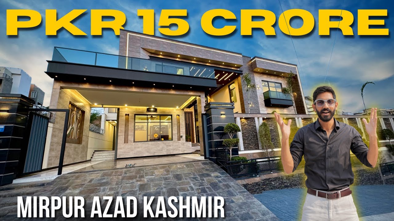 2 Kanal TZ EXECUTIVE ALEXA-CONTROLLED House For Sale in MIRPUR AJK