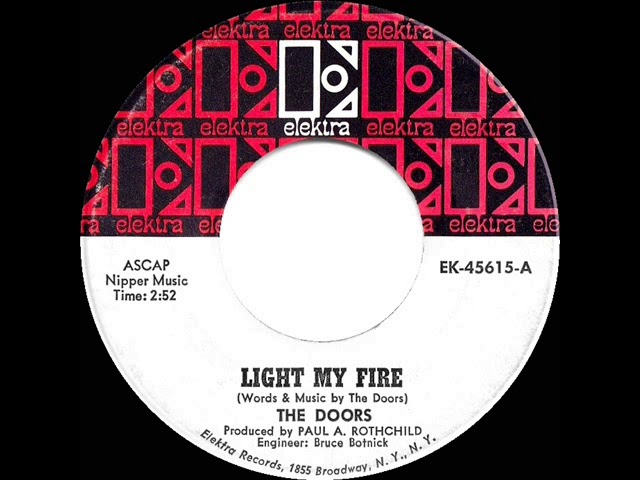 1967 HITS ARCHIVE: Light My Fire - Doors (a #1 record--mono 45