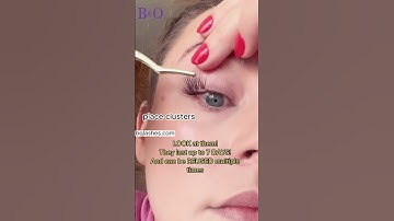How to apply diy lash extensions in 5 minutes | b&q lashes