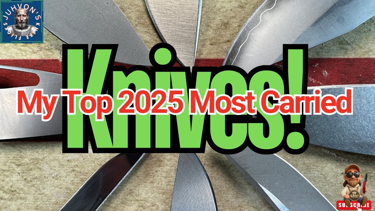Мои 5 лучших ножей для повседневного ношения 2025 года 🔥 Складные, с пружинным механизмом и ножи ...