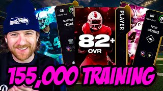 WE SPENT 155,000 TRAINING ON 82+ Campus Heroes 2 REROLLS 🥶 MADDEN 24