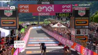 Джиро д’Италия 16-й этап  Роветта – Бормио. Финиш.