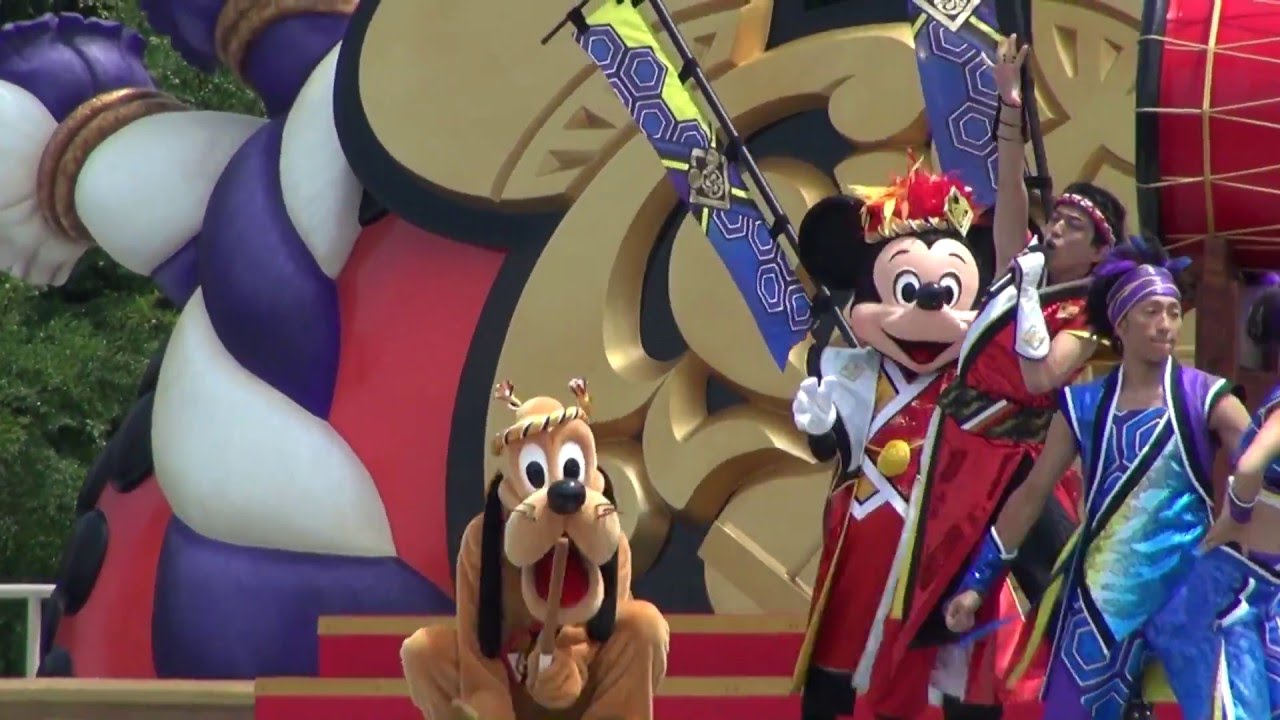 ディズニー夏祭り 爽涼鼓舞 13 8 Tdl Tokyo Disneyland Youtube