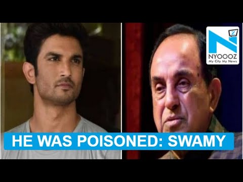 Download Subramanian Swamy alleges Sushant Singh was poisoned, provides facts