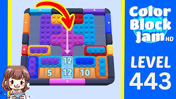 Color Block Jam Level 443 Solution Walkthrough