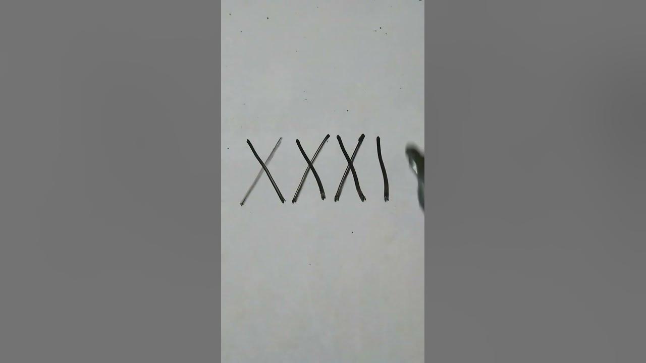 how-to-write-32-in-roman-numeral-youtube