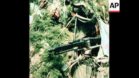 SYND 18 5 77 NATO EXERCISE IN SARDINIA