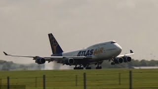 Stansted Airport Live  6th June 2024  STN / EGSS Atlas Air special 747s
