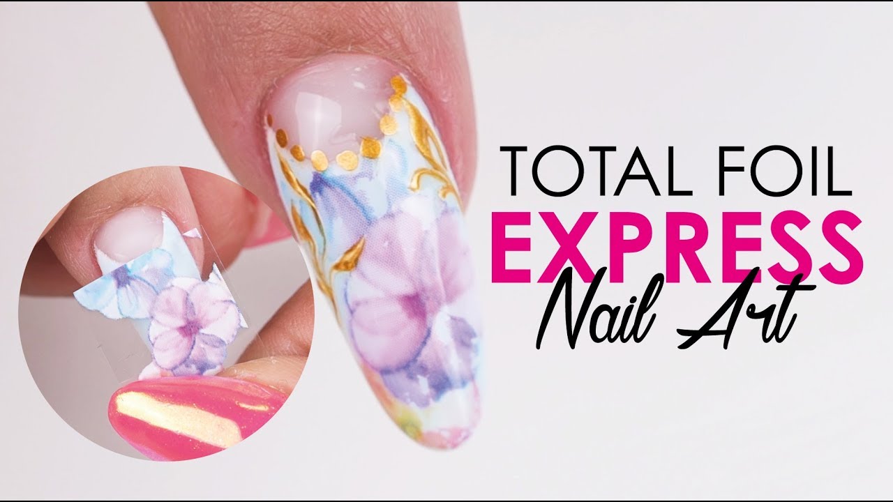 Total Foil Express nail Art YouTube