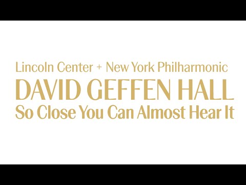 Major Announcement: David Geffen Hall