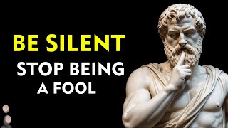 Silence is the height of contempt, 10 Traits of People Who Speak Less - Stoicism