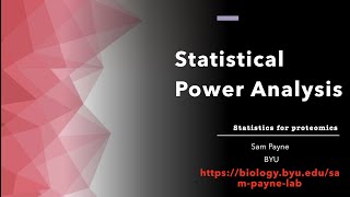 Statistical Power Analysis | Statistics for proteomics