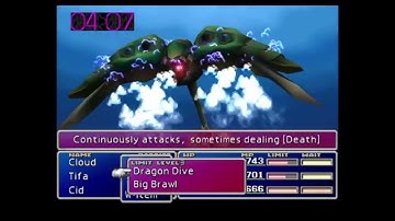 Emerald Weapon (part 2) - Final Fantasy VII Boss Boss Battle