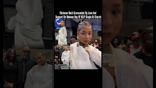 Chrisean Rock Surrounded by Love and Support on Release Day of HELP Single at Church.