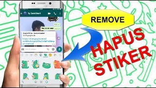 cara menghapus dan menambah stiker di whatsapp