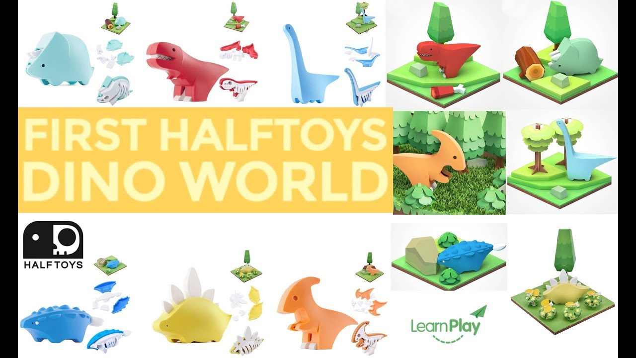 half toys dinosaur