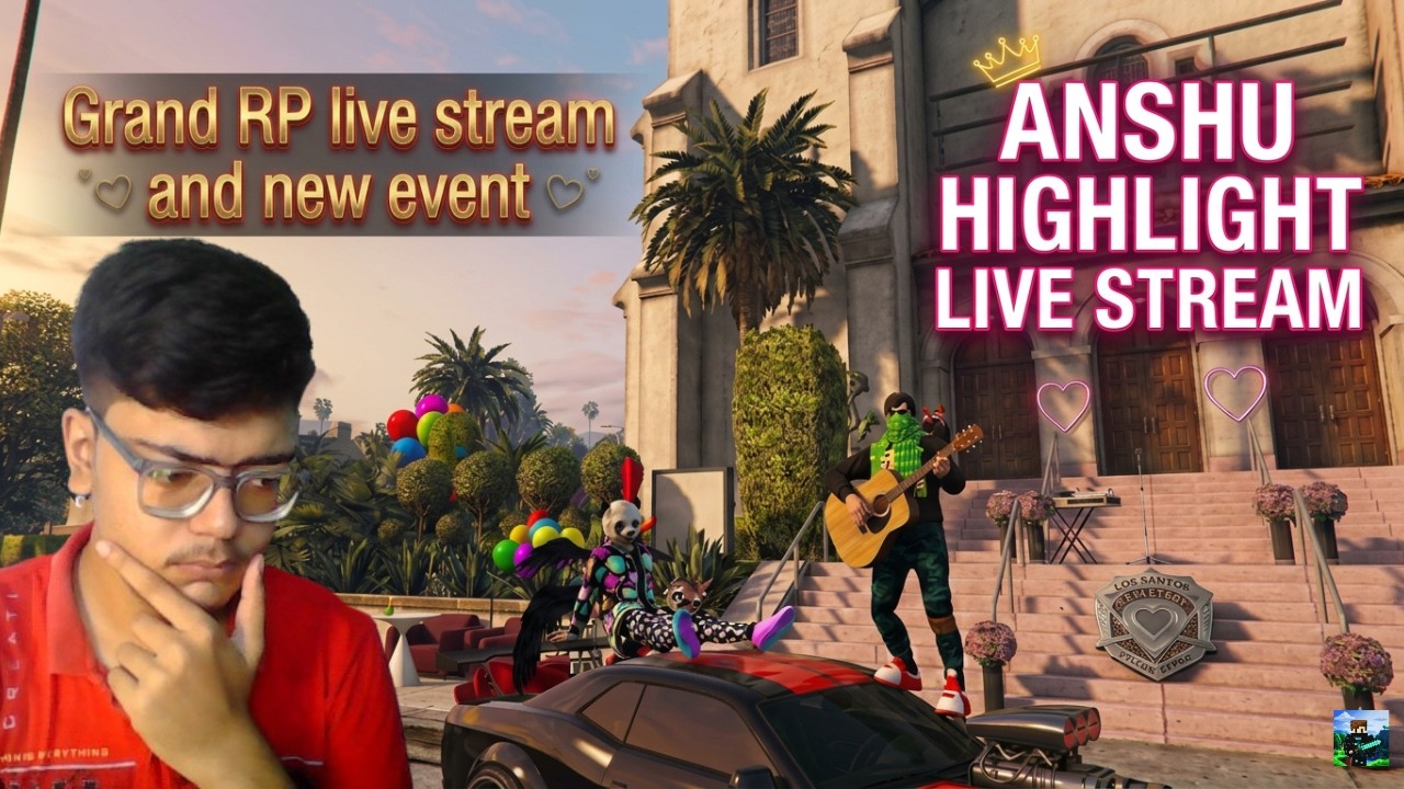 Grand RP Live Stream 🔥 | Chill, Fun & Crazy Moments with Friends! - YouTube