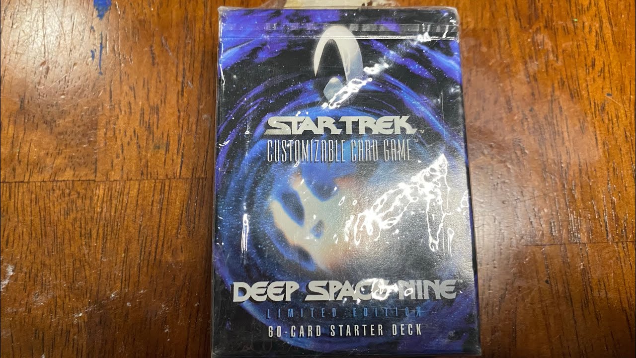Star Trek CCG - Deep Space Nine Starter Deck Opened