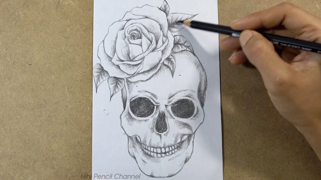 How to draw Skull easy - video Dailymotion