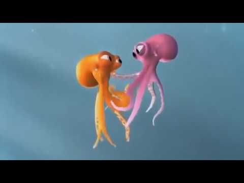 Прикольный очень мультик Осьминожки - про любовь\\Cool cartoon very Octopussy - about love