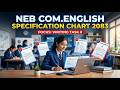 NEB Test Specification Chart, 2083 | Class 11 & 12 Com. English Final Exam Grid |