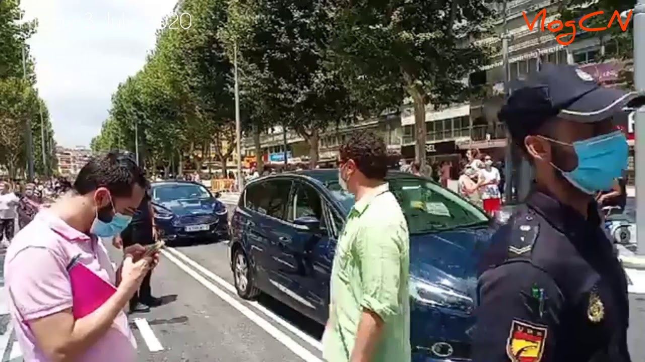 King Felipe VI and Queen Letiza in Benidorm. 3 July 2020.