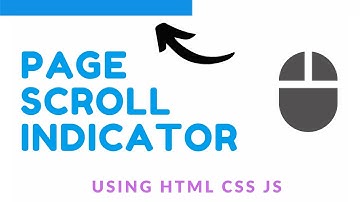 Page Scroll Indicator Using HTML CSS JS | Cool Coding Tamil