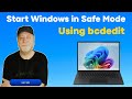 How to Start Windows 11 in Safe Mode - Using bcdedit Command