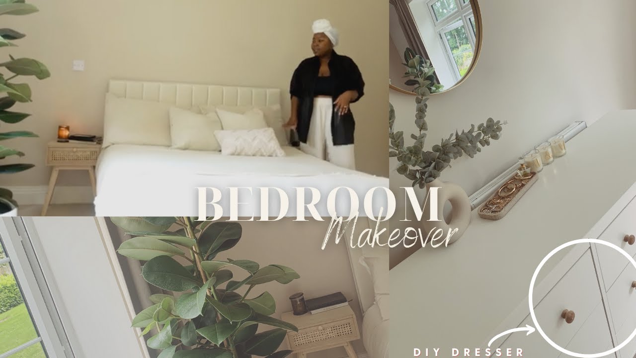 LUXURY BEDROOM MAKEOVER ON A BUDGET [PART 2] Dresser + Bedside tables