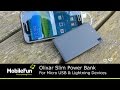 Olixar Slim Power Bank for Micro USB &amp; Lightning Devices