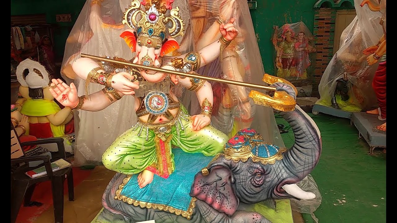 baahubali Ganesh Idols | Latest Sahore Bahubali Ganesh Videos - YouTube
