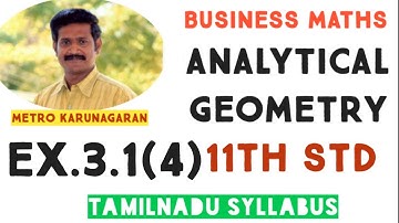 11th Std BM Ex.3.1(4) Find a point on x axis which is equidistant from the point (7,-6) and (3,4)