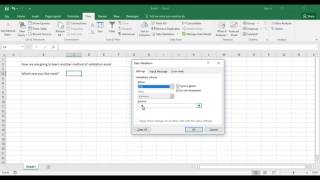 Data Validation Method - 2
