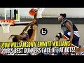 Zion williamson v emmitt williams 2018s best dunkers face off at bots game highlights