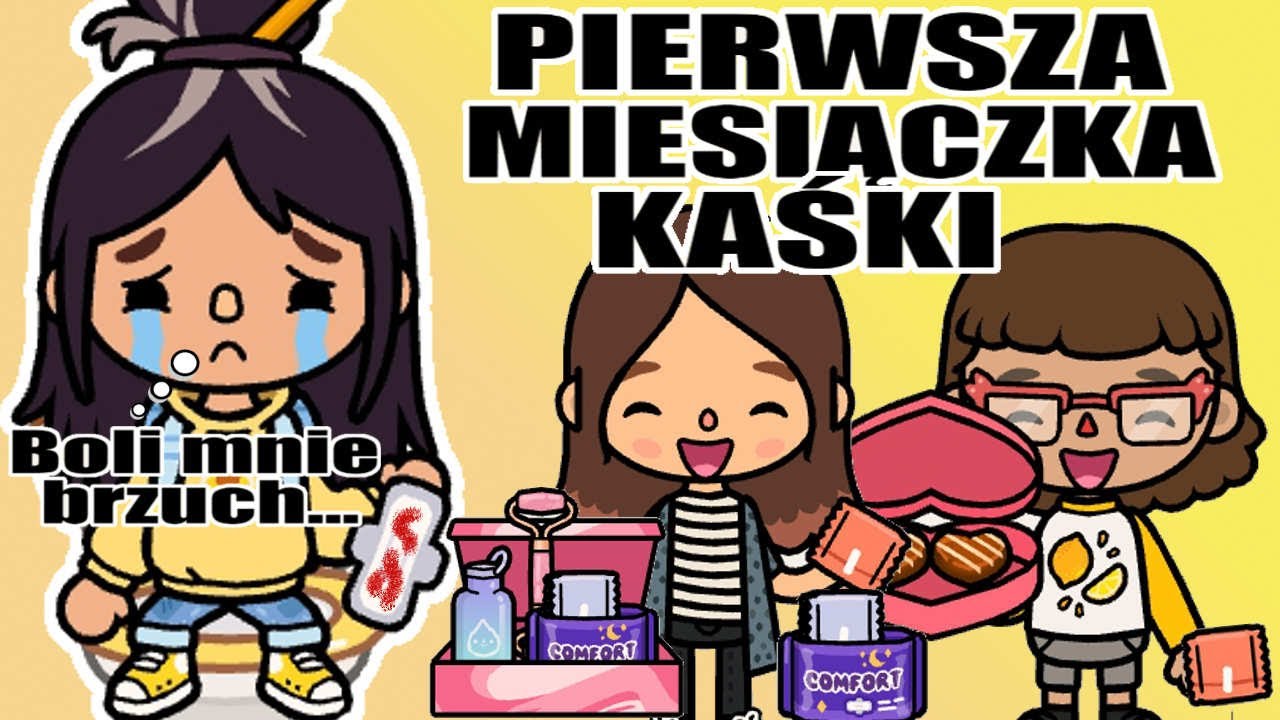 TOCA BOCA 🌹 PIERWSZA MIESIĄCZKA KAŚKI 🩸 