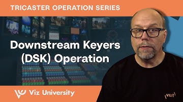 Downstream Keyers (DSK) Operation
