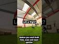 Left or Right?🔥⚽ Full video linked🔗 #youtubeshorts #shorts #soccer #football #training