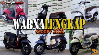 KOMPILASI TYPE DAN PILIHAN WARNA HONDA SCOOPY 2021