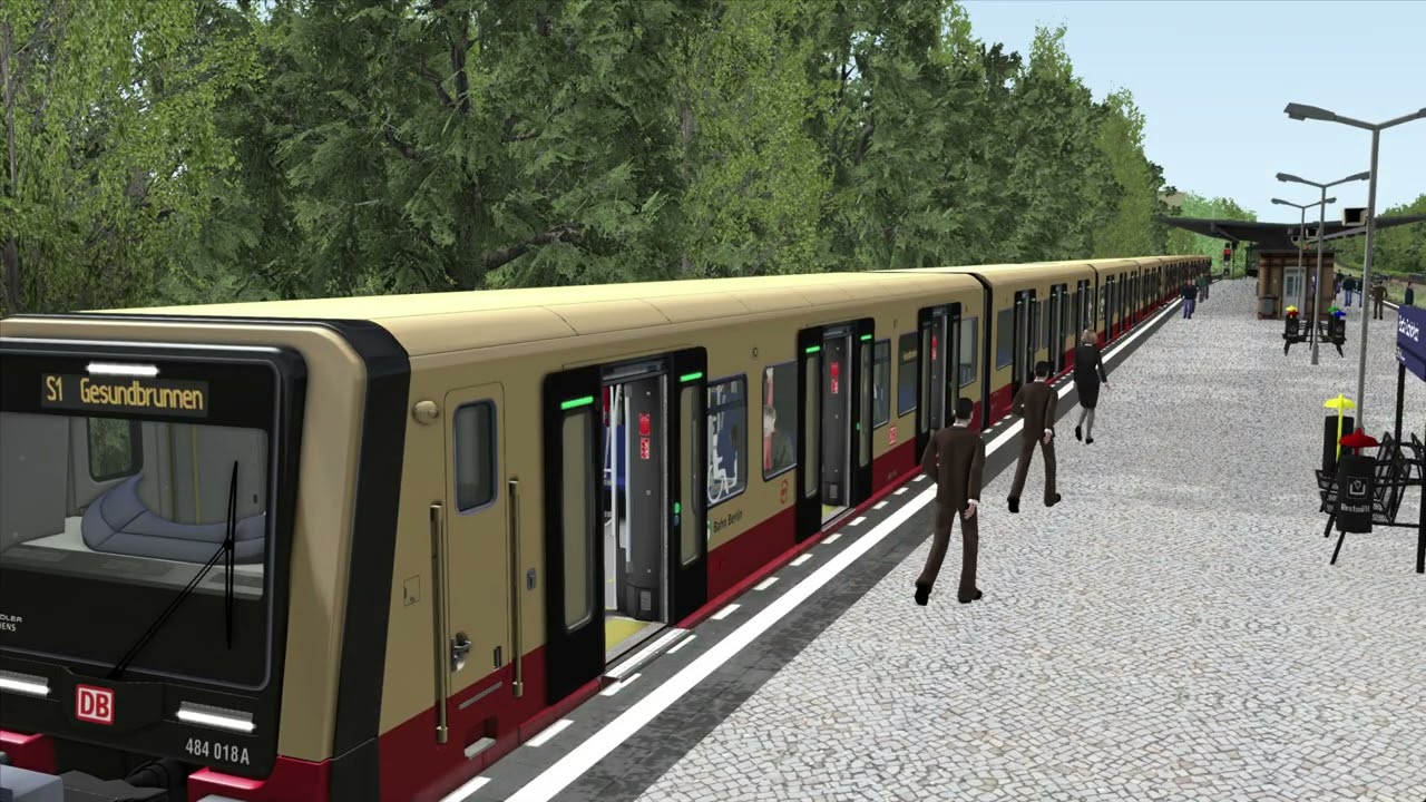 Train Simulator - Freies Spiel - S1 - Waidmannslust ➡️ Gesundbrunnen