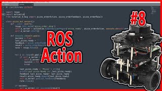 How to Write custom ROS Actions |  ROS Services | #8