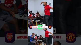 Download Lagu Arsenal 2-3 Man utd FULL TIME fan goal reactions and celebrations #ARSMUN #manutd #Arsenal #football MP3