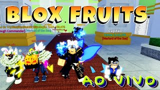 BLOX FRUITS AO VIVO JOGANDO com INSCRITOS PRÓ PLAY #bloxfruits #parte2