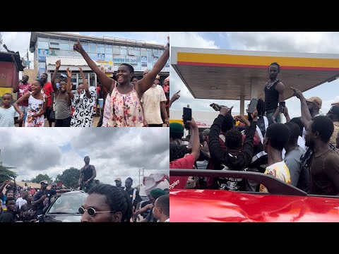 Black Sherif Storms Konongo After Artiste Of The Year Win, Causes Massive Traffic