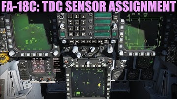 FA-18C Hornet: TDC Sensor Screen Assignment (SOI) Tutorial | DCS WORLD