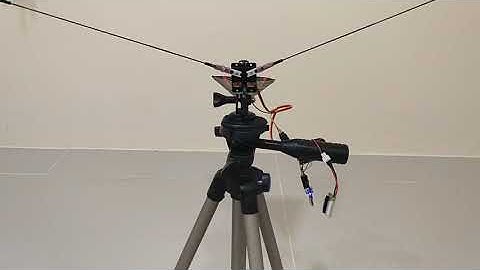 Ornithopter  Test Servo Emax ES08m Flap Control RC ROBOT DIY #EP 2