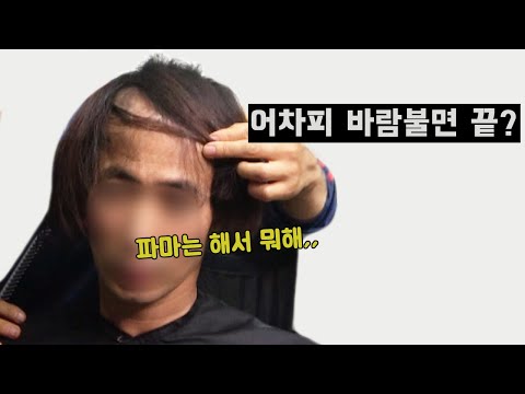 파마를 왜 하나? 어차피 바람불면 끝인걸!