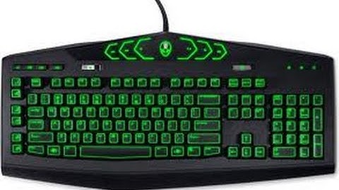 Alienware tactX keyboard unboxing