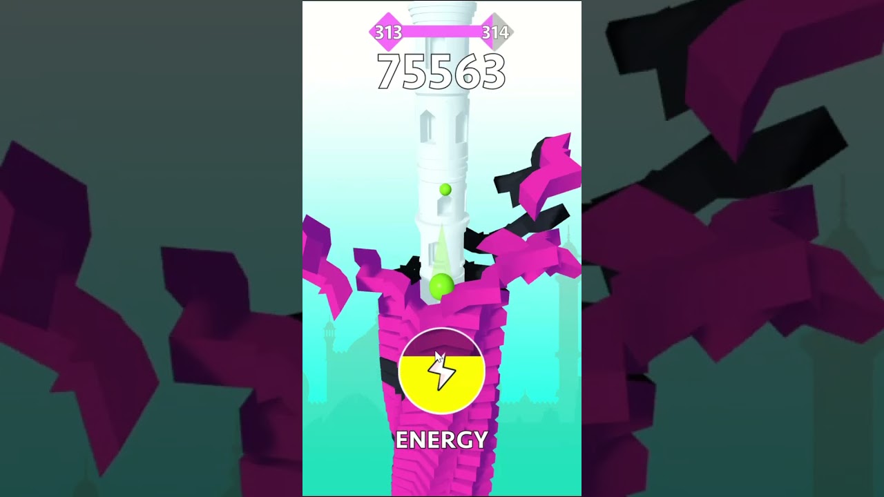 Stack Bounce Ball Game || Level - 313 ||  