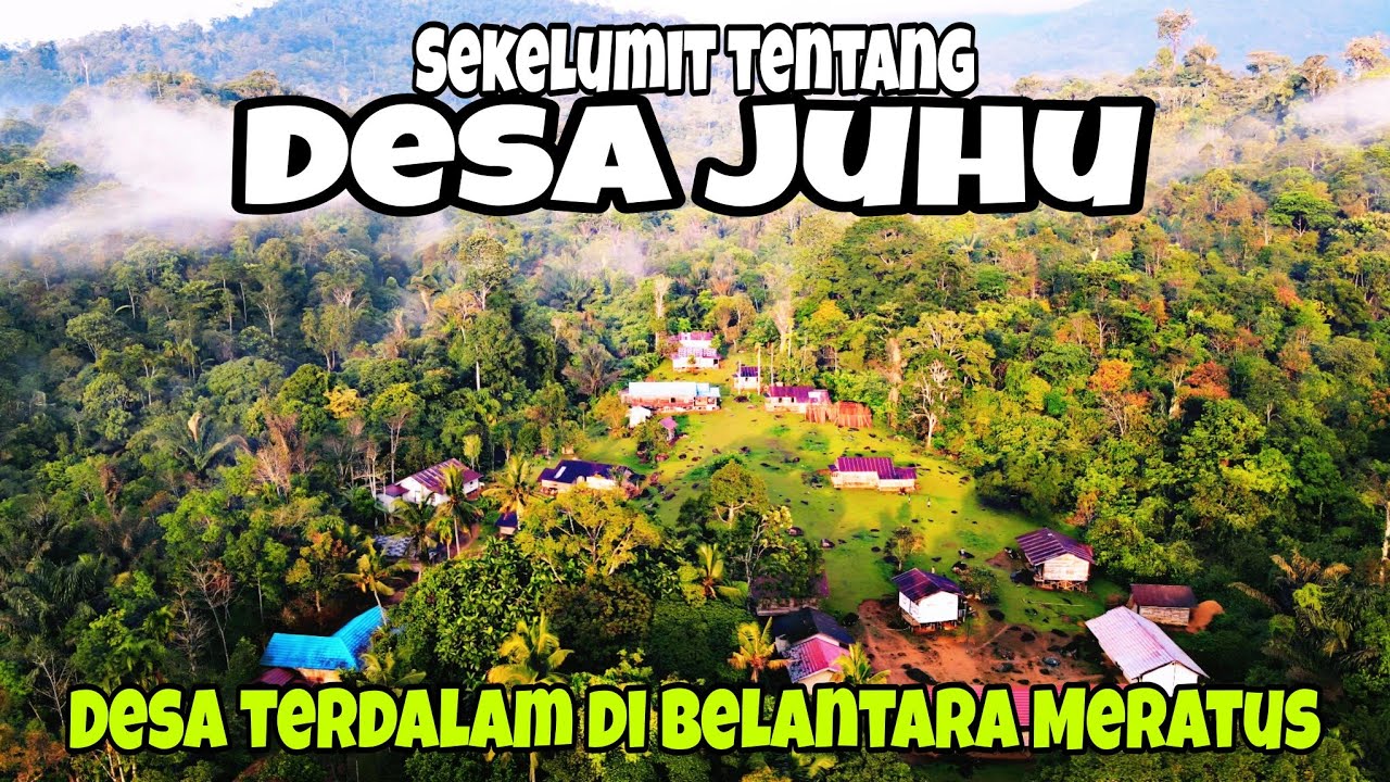 DESA JUHU | DESA TERDALAM DI TENGAH BELANTARA PEGUNUNGAN MERATUS | KEC.BATANG ALAI TIMUR | KAB. HST