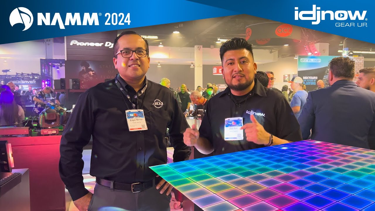 FIRST LOOK ADJ MDF3 LED Dance Floor NAMM 2024 I DJ NOW YouTube